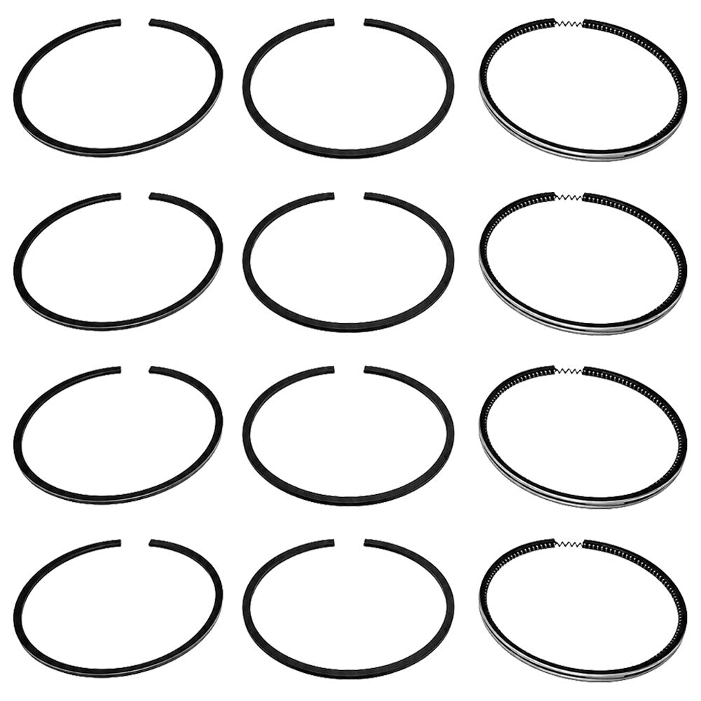(4) Standard Piston Ring Sets Fits Ford/New Holland Replaces 73402240
