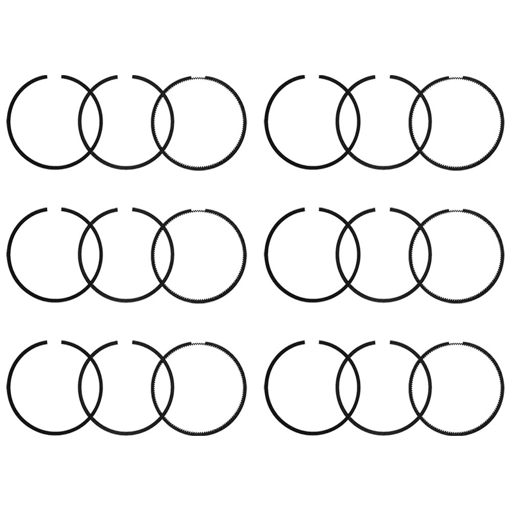 87802355 87802836 Six Standard Piston Ring Sets Fits Fiat G170 M115 M100