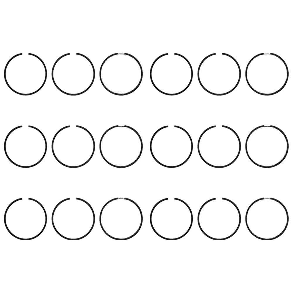 87802355 87802836 Six Standard Piston Ring Sets Fits Fiat G170 M115 M100