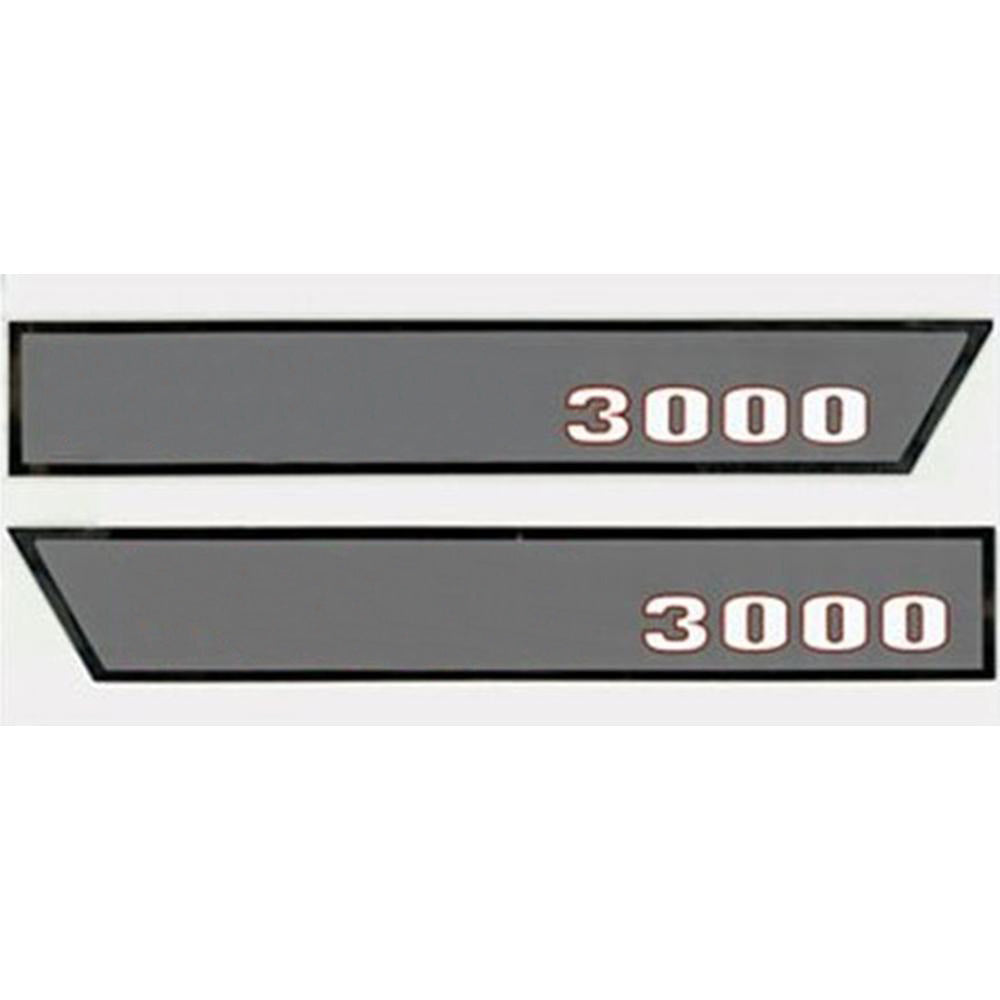 Hood Decal Set Fits Ford 3000 1965-1968 3-cyl  Hood Decal Vinyl Sticker Kit