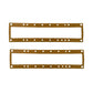 Radiator Core Gasket Set (2) Fits John Deere Tractor Part # F661R 70 - 830