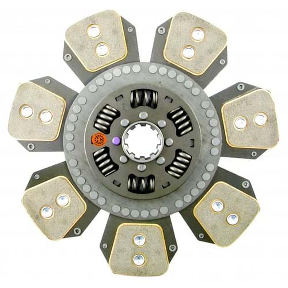 F82983565N 14" Transmission Disc, 7 Pad, w/ 1-3/4" 10 Spline Hub - Fits Ford
