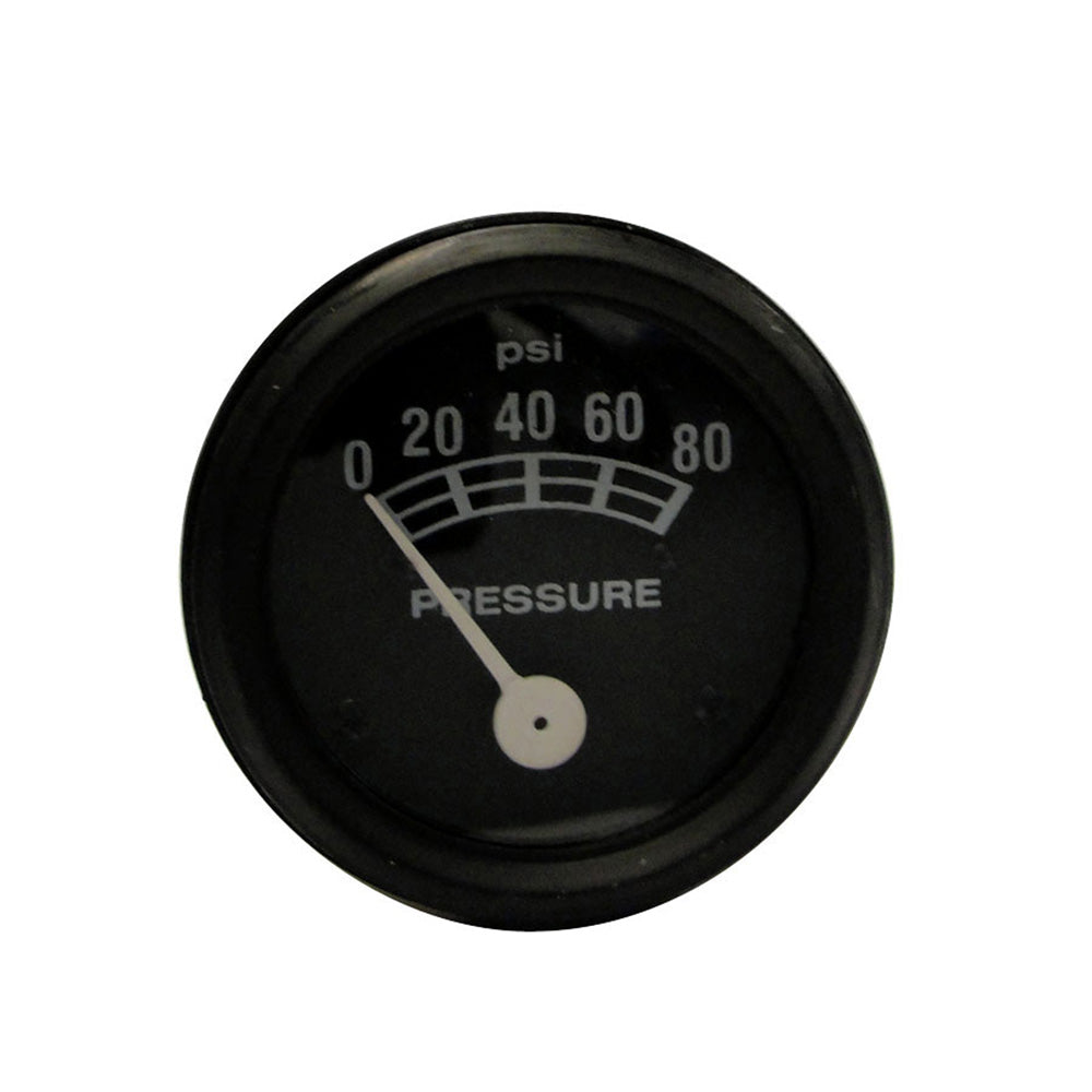 80 lb. Oil Pressure Gauge w/ Black Bezel Fits Ford Replaces FAD9273A