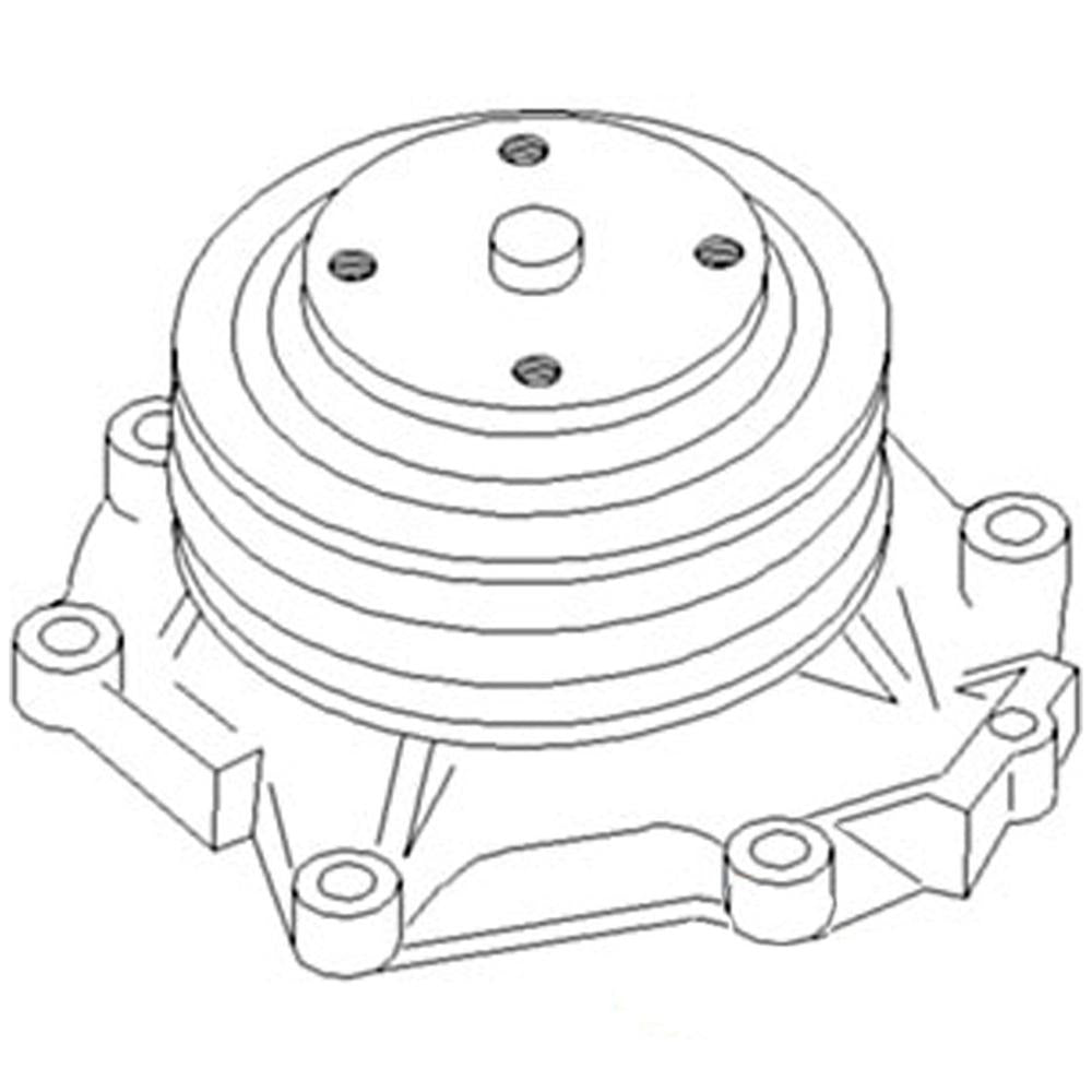 EJPN8A513BA New Water Pump Fits Ford 7810 7910 8010 8210 8530 8630 8730+
