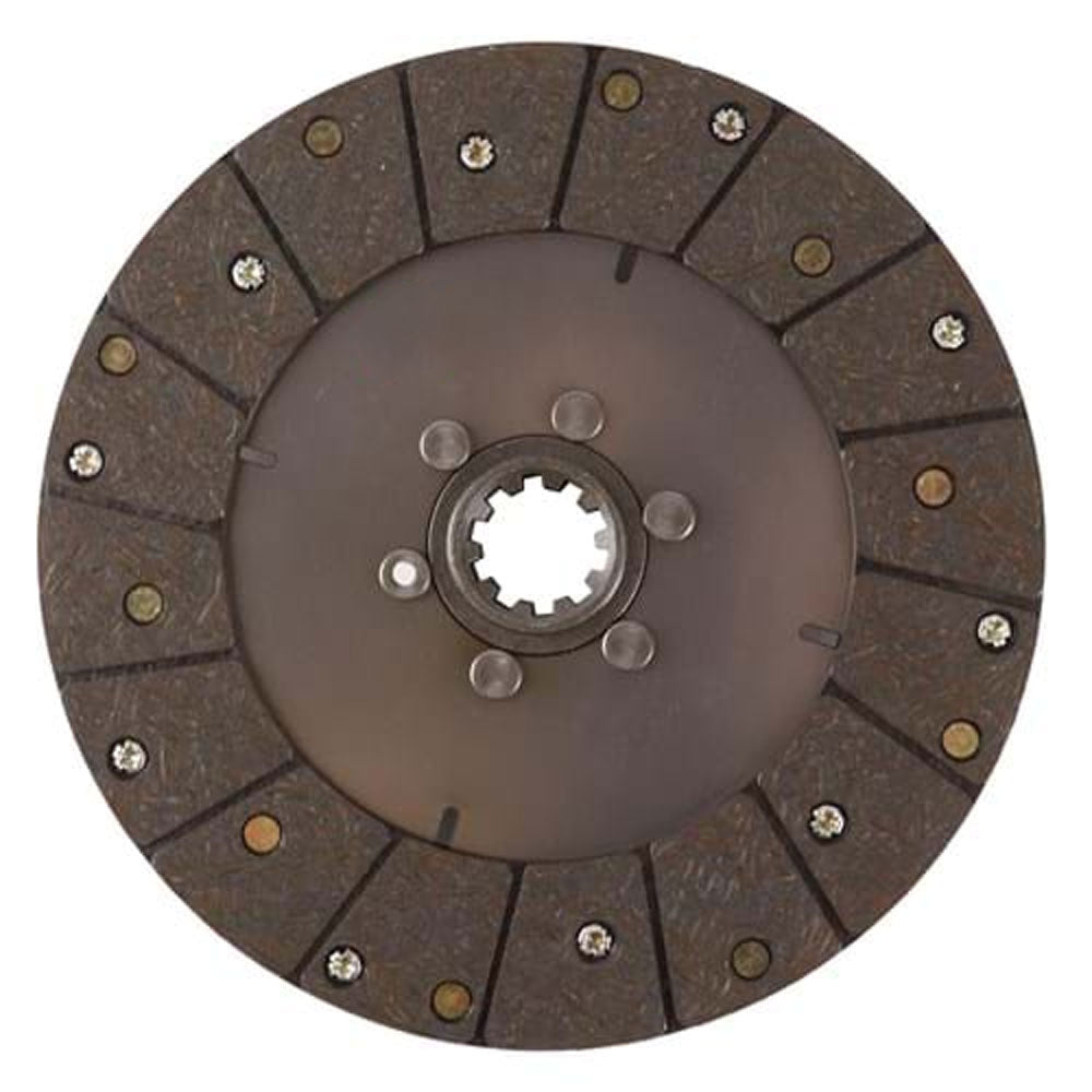 FC7550C 10" Transmission Disc, Woven, w/ 1-3/8" 10 Spline Hub - Reman Fits Ford