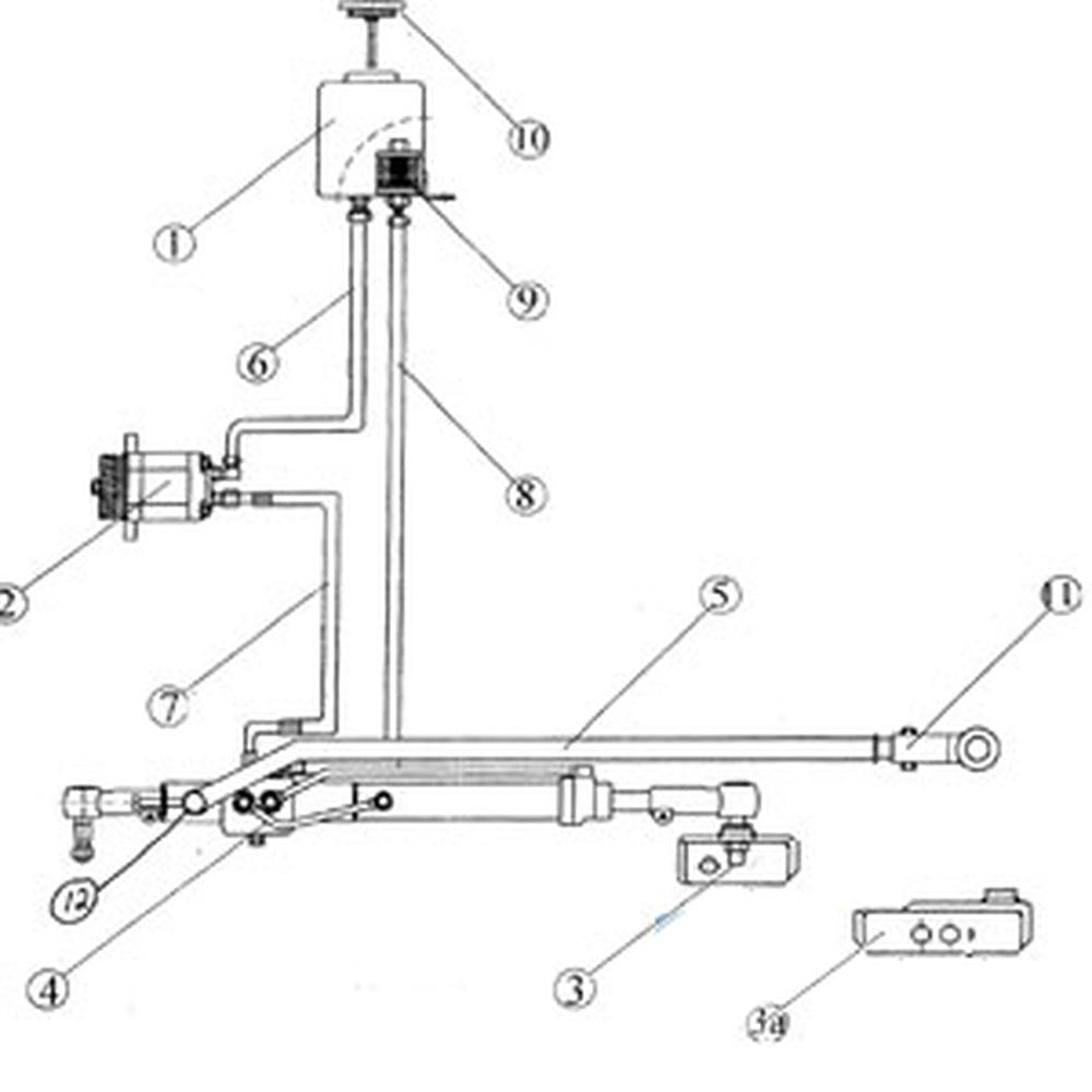 POWER STEERING CONVERSION KIT WITH PUMP Fits Ford 4000 4600