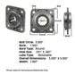 WN-822-208C-PEX Bearing, Ball Fits Great Plains 1500TM 2335SC 2551SC 3000TM