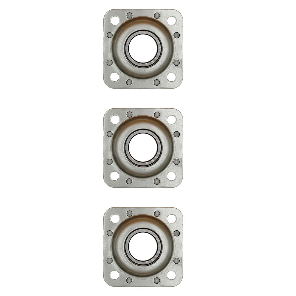 Set of (3) Flanged Disc Bearings Fits Case IH Disc Harrow 122 340 345 350