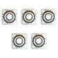 Qty 5: Flanged Disc Bearing Fits International Harvester Replaces ST491A