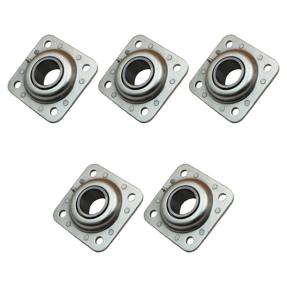 Qty 5: Flanged Disc Bearing Fits International Harvester Replaces ST491A