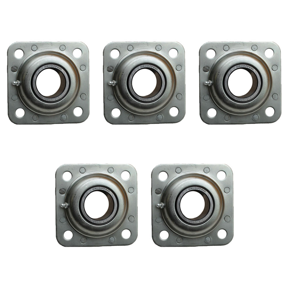 Qty 5: Flanged Disc Bearing Fits Ford/New Holland Replaces FD209RJA_x5