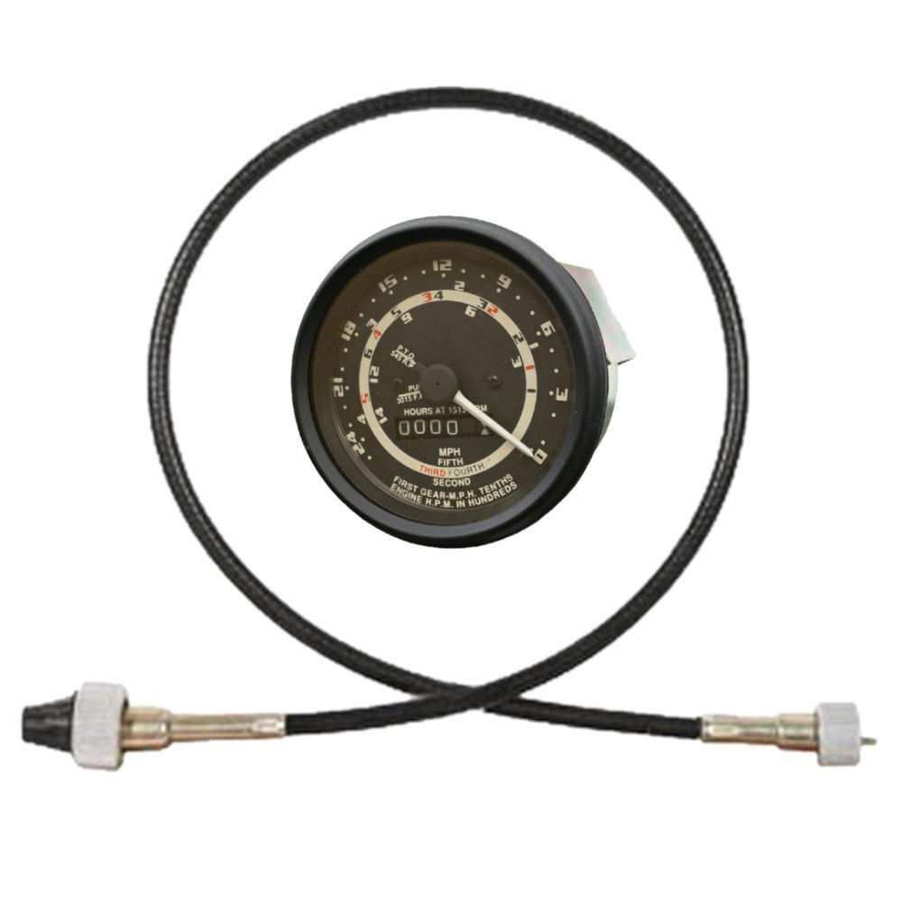 Tachometer w/Cable 5 Speed Proofmeter Fits Ford NAA 900 901 2000 4000