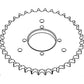 Clutch Sprocket FH304862 Fits John Deere 457 546 547 556 557 566 567