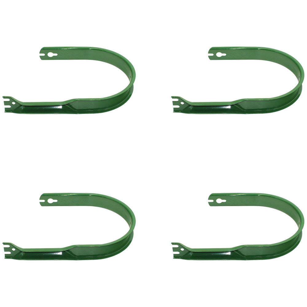 (4) Outer Mega Pickup Strippers Fits John Deere 446 447 448 449 456 457 FH311995