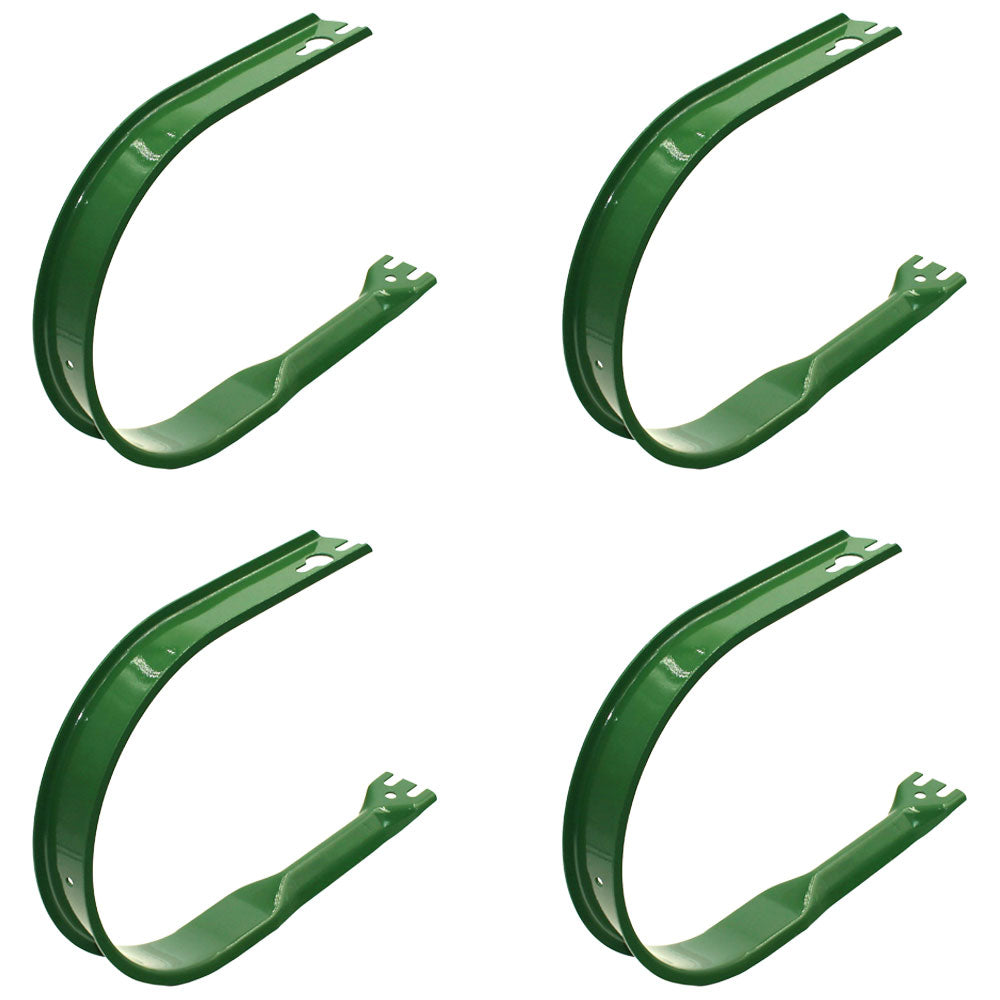 (4) Outer Mega Pickup Strippers Fits John Deere 446 447 448 449 456 457 FH311995