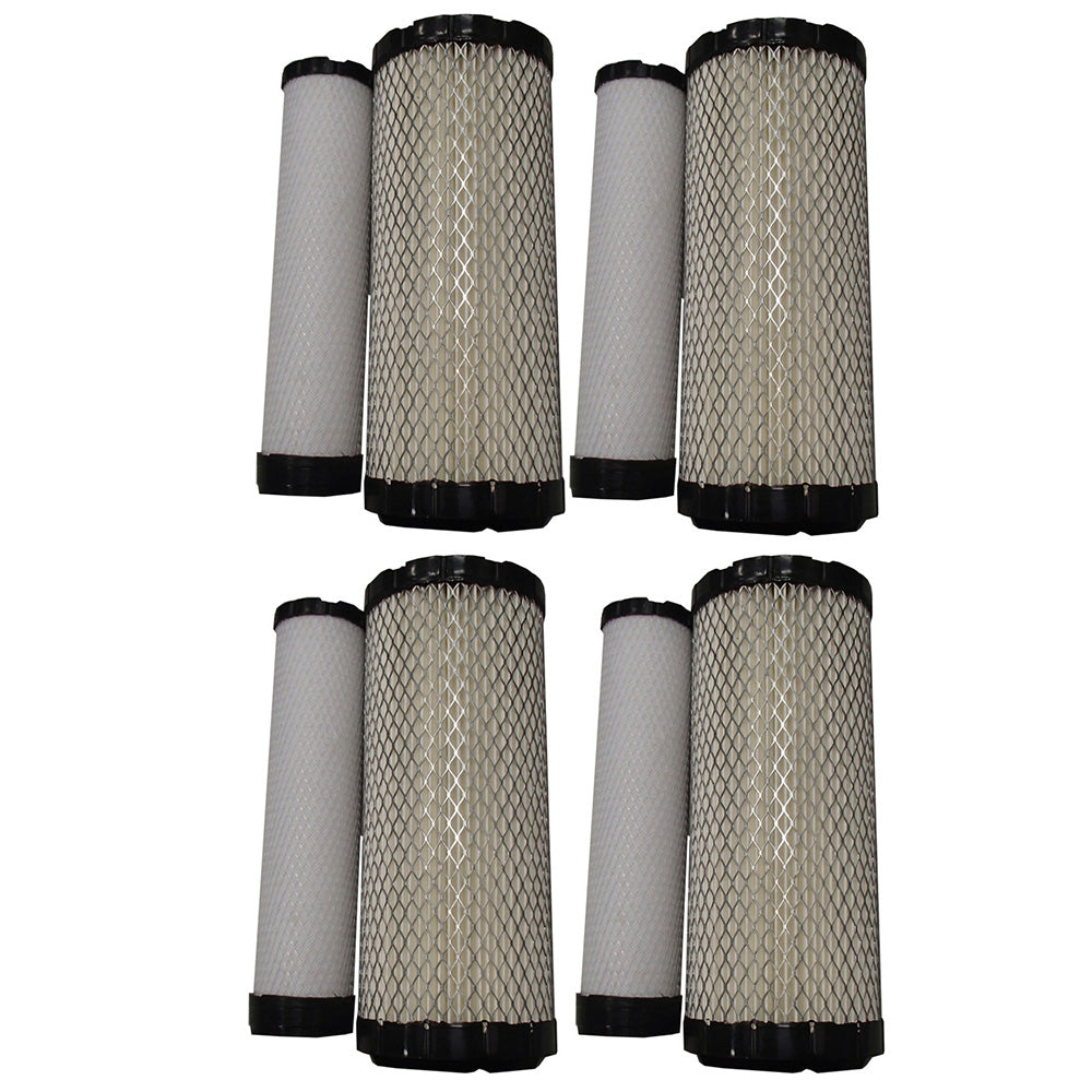 Qty 4: Inner & Outer Air Filter Set
 Fits Hustler Replaces 785261-SET