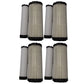 86519866-SET Qty 4: Inner & Outer Air Filter Set
 Fits Ford/New Holland