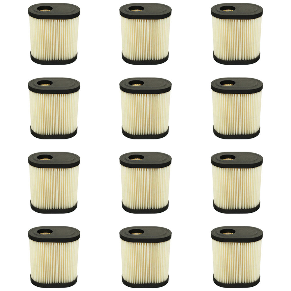 Qty 12: Air Filter
 Fits Toro Replaces 30-031