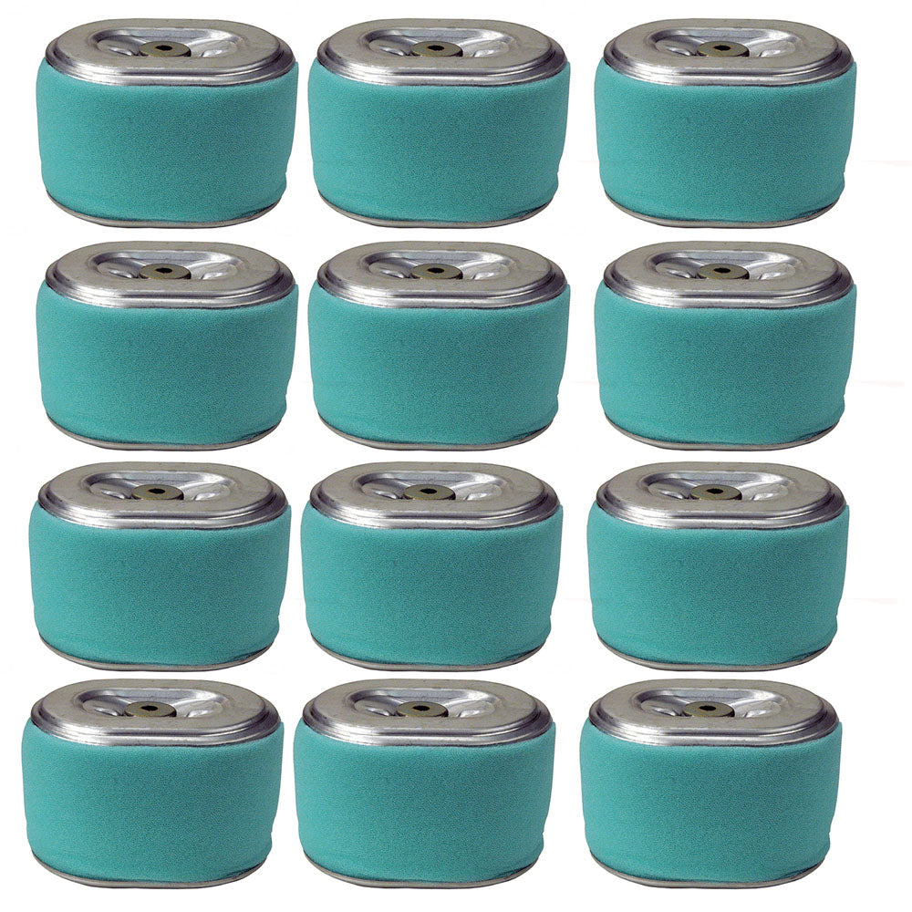 12PK Air Filter Fits Honda 17210-Z4M-821 GX140-GX200 GX110 (Cyclone) GX120