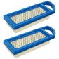 Qty 2: Air Filter Fits MTD Replaces 4206