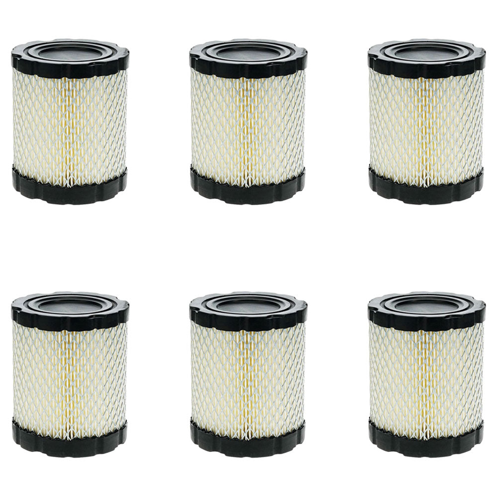 Qty 6: Air Filter Fits Briggs and Stratton Replaces 4250