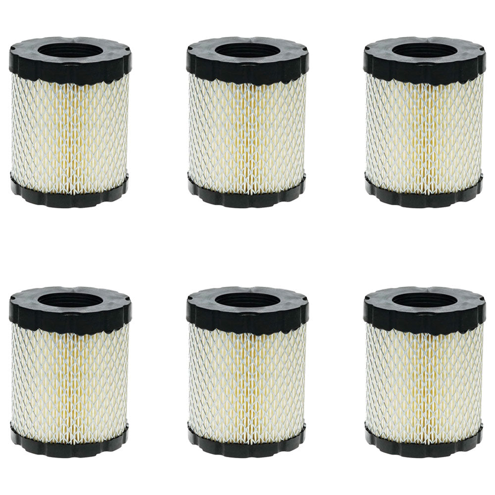 Qty 6: Air Filter Fits Briggs and Stratton Replaces 4250