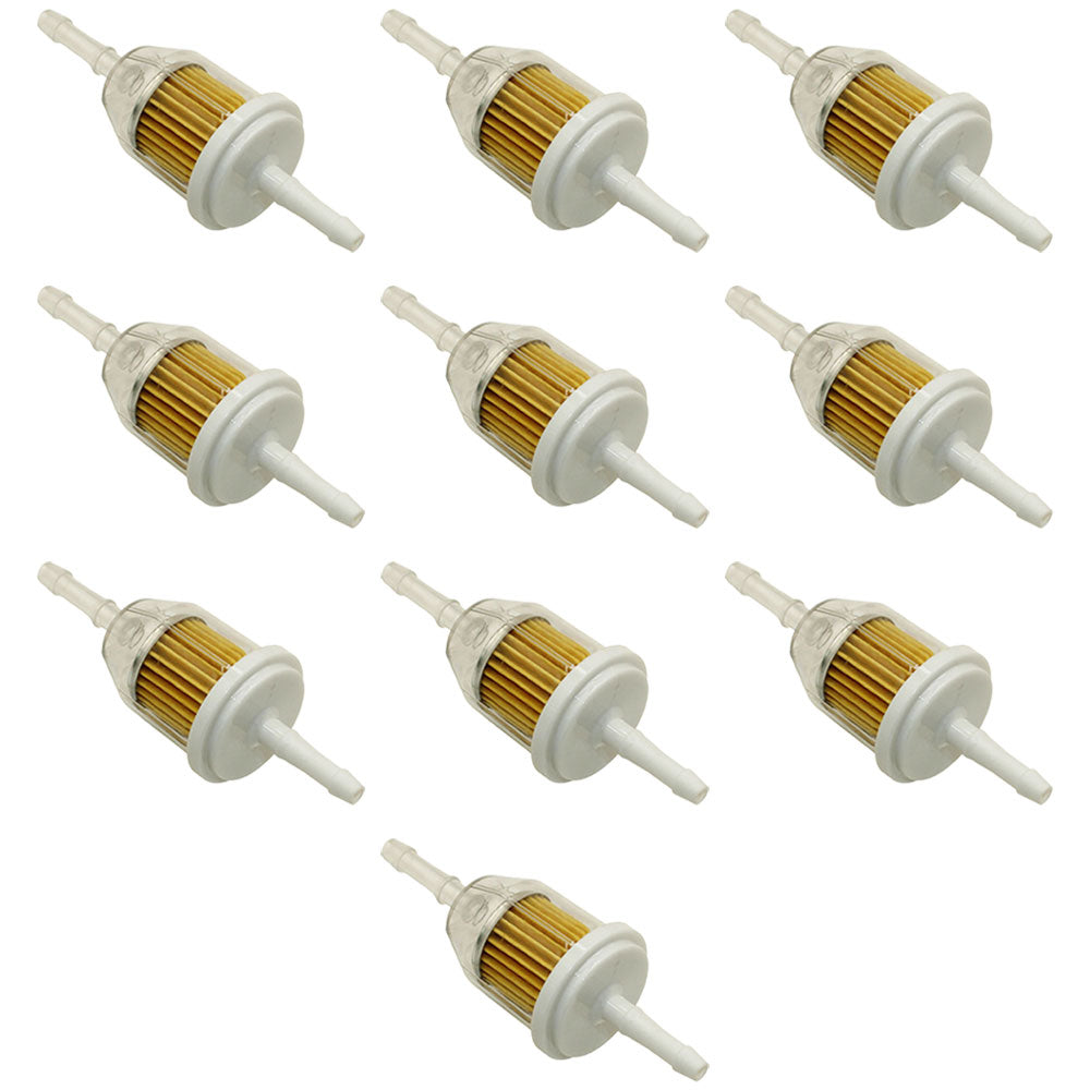 Qty 10: Fuel Filters Fits Dixie Chopper Replaces 40222