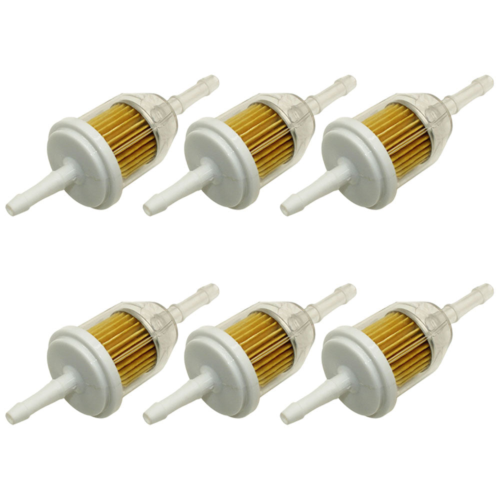 Qty. 6 Fuel Filters Fits Briggs and Stratton Replaces 84001895