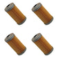 Qty. 4: Fuel Filters
 Fits Mahindra Replaces 14571000010
