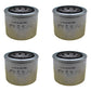 Qty 4: Oil Filter Fits Honda Replaces 15400-679-023