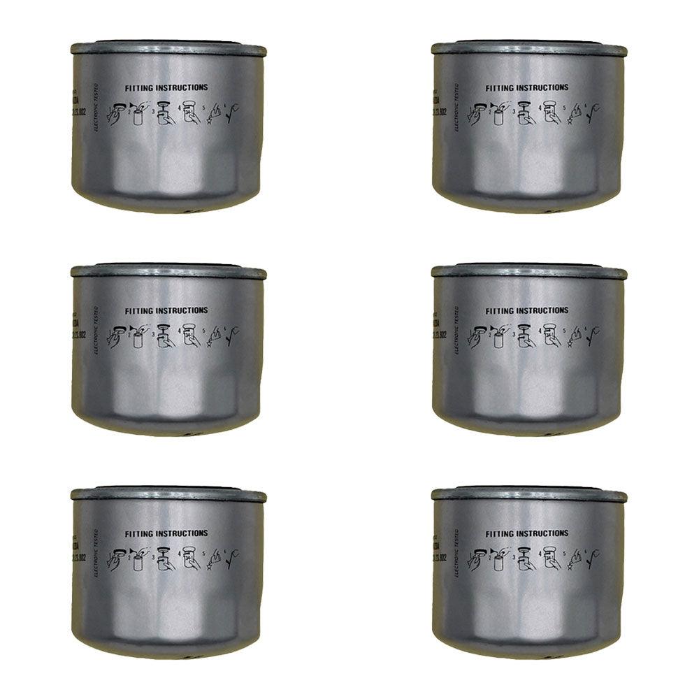 Qty 6: Oil Filter Fits Caterpillar Replaces 1146853