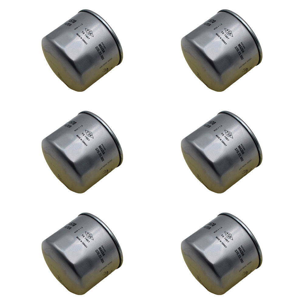 Qty 6: Oil Filter Fits Caterpillar Replaces 1146853