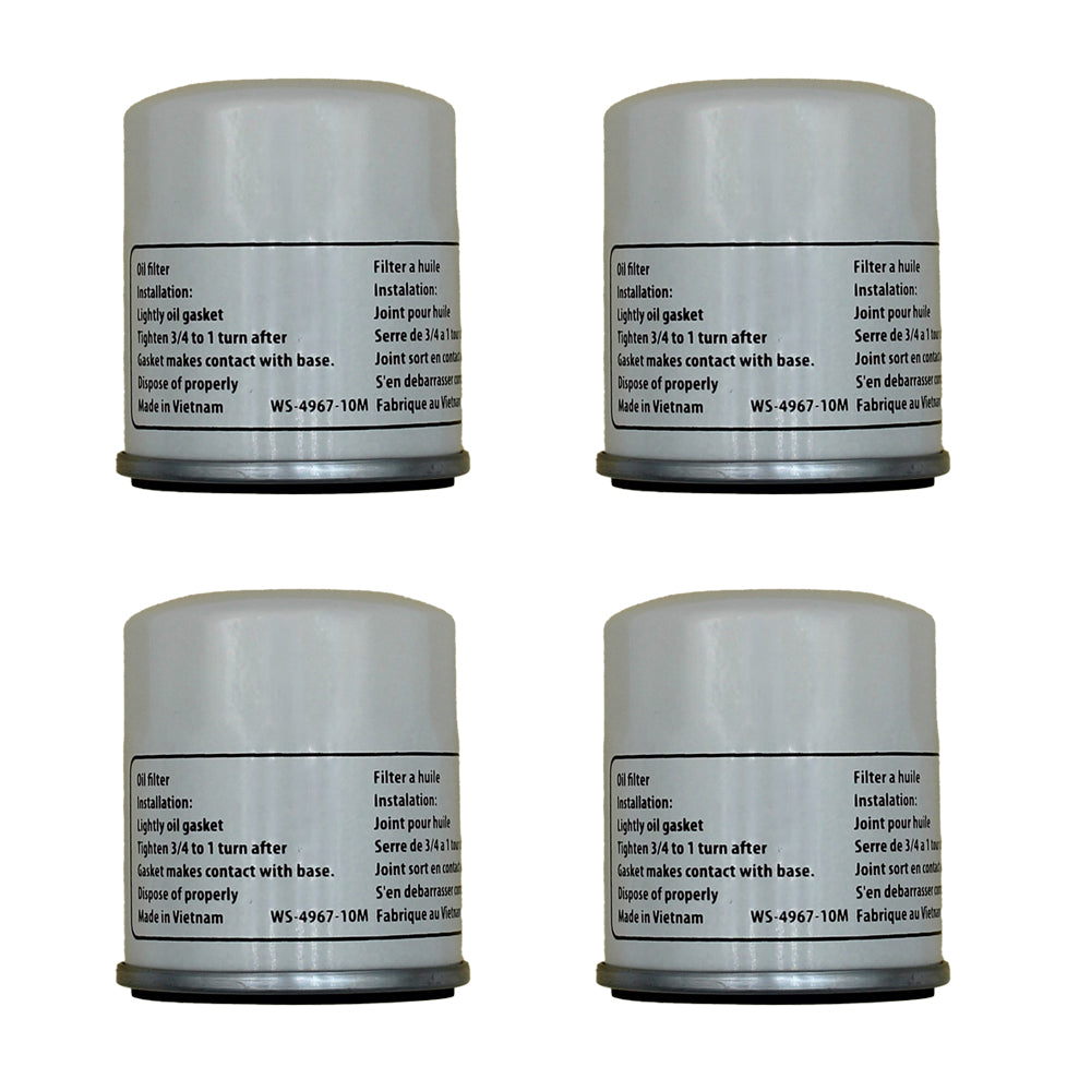 Qty 4: Transmission Filters Fits Snapper Replaces 5101026X1