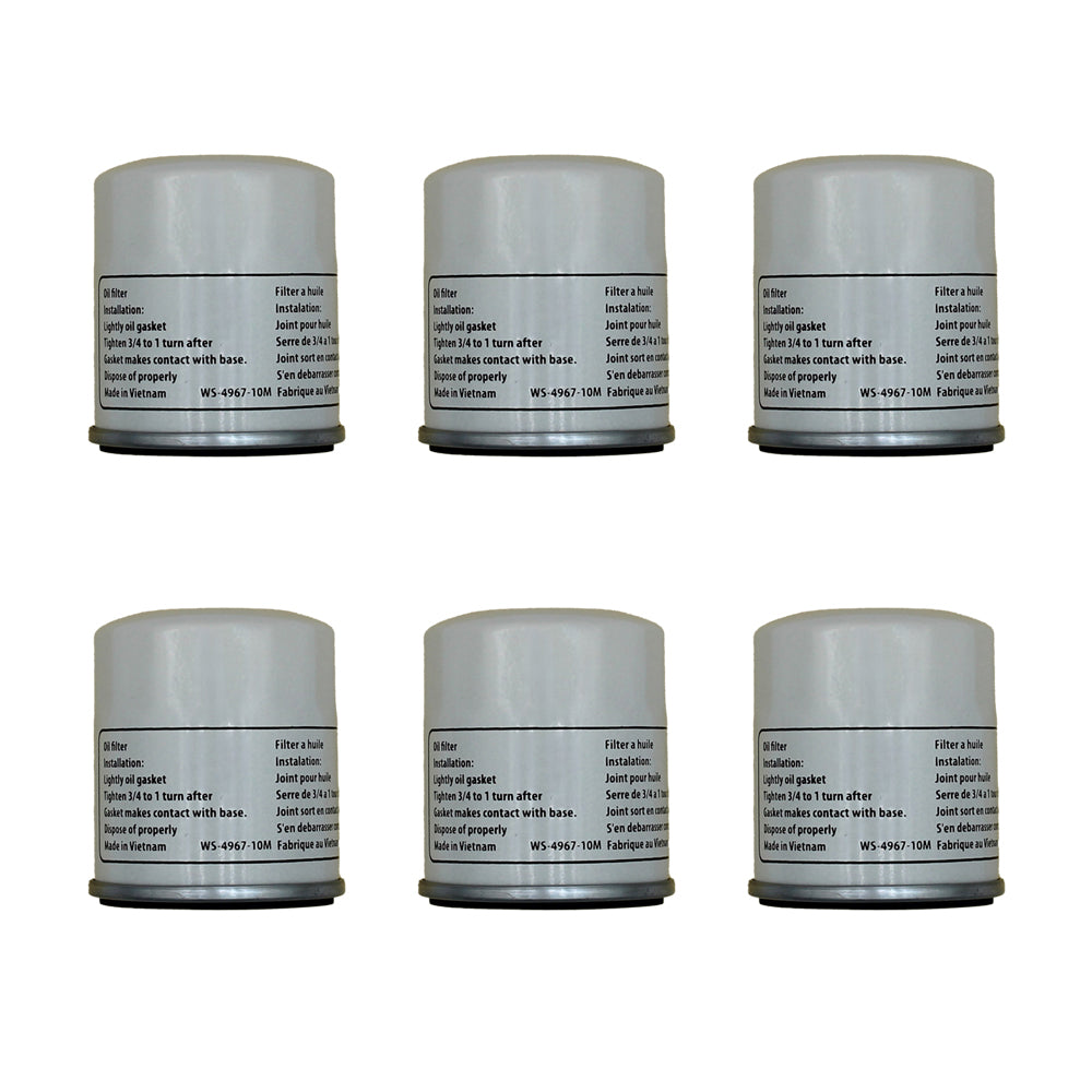 Qty 6: Transmission Filters Fits Bad Boy Replaces 063-1050-00