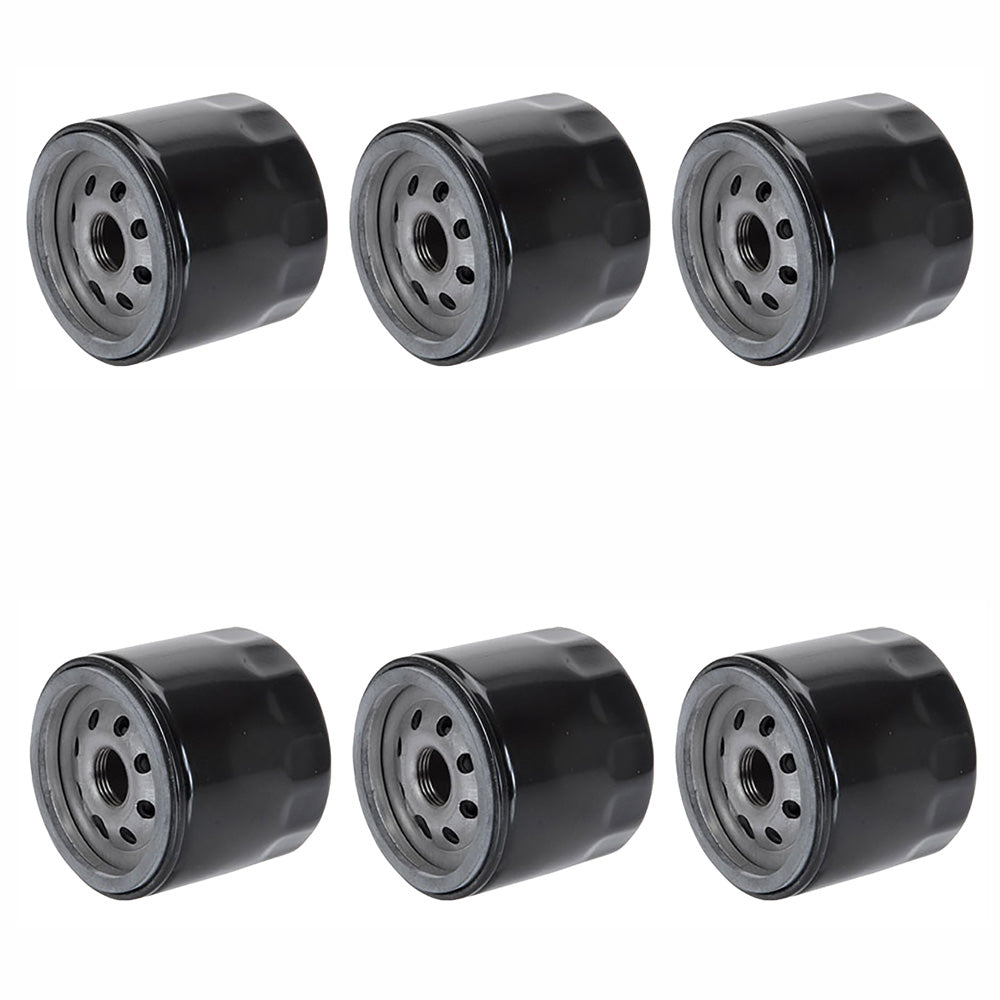 Set of 6 Oil Filters Fits Briggs and Stratton Lawn 798576, 841023B, 842921