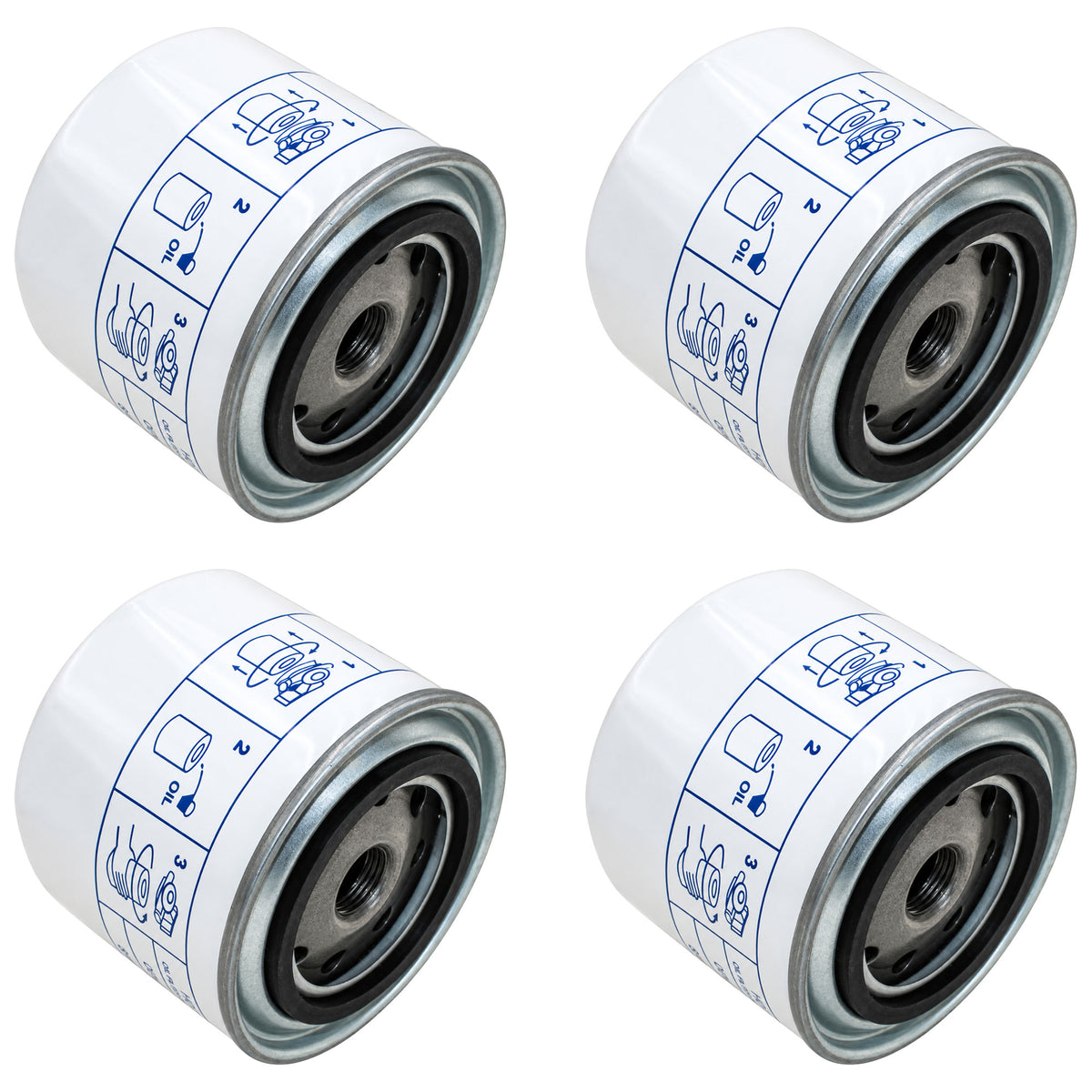 Qty 4: Oil Filter Fits Terex Replaces 17321-32430
