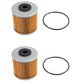 Set of 2 Hydro Gear 71943 transmission filter kit w/ o-ring 5101987X2 16018