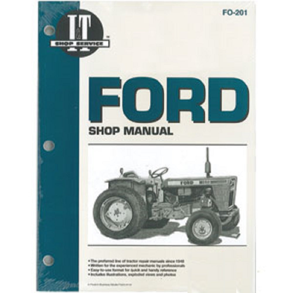 I&T Shop Manual Collection FO-201 Fits Ford TW10 5000 6000 8000 8600 8700 9700