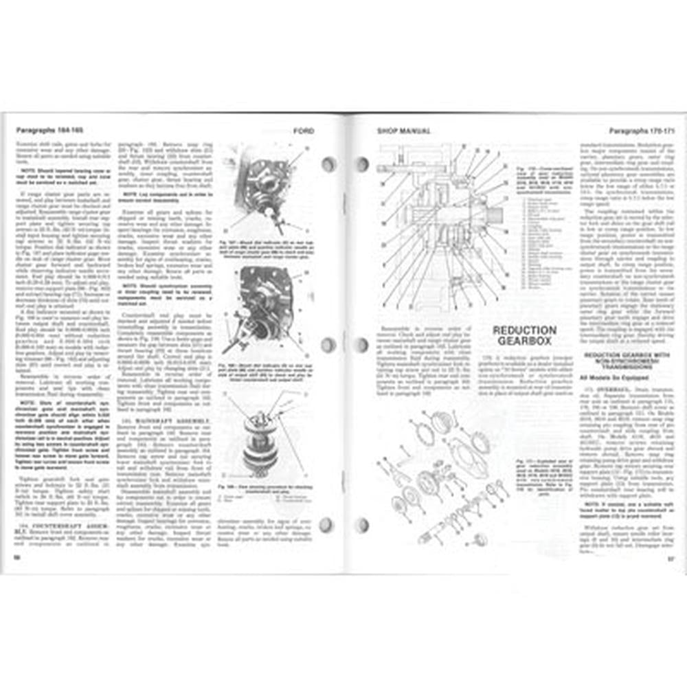 I&T Shop Manual FO-41 Fits Ford 2310 2600 2610 3600 3610 4110 4600 4610 4610SU+