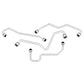 FPL2200 Injection Line Set Fits Massey Ferguson 4 Cylinder 165 UK 255 300 302