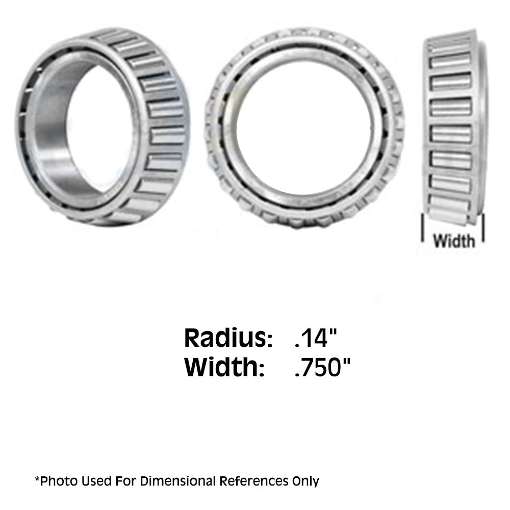 Bearing - Cone Tapered Roller Fits Case fits Minneapolis Moline fits Gehl