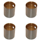 358958R1 New Set of 4 Spindle Bushings Fits Case-IH Tractor 1066 1086 1466