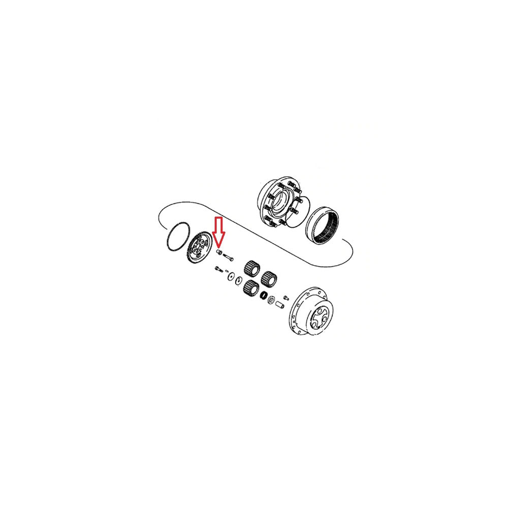Bushing 107071A1 Fits Case FARMLIFT635 FARMLIFT742 FARMLIFT935 MX135 MX150 MX170