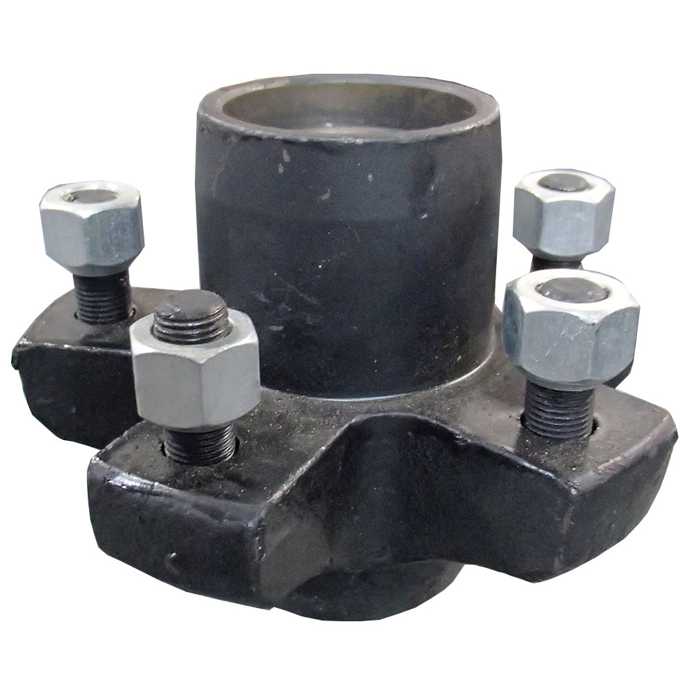 (2) Trailer Axle Kits 2,000 lbs 5 on 4.5" Bolt Pattern Idler Hubs Round Spindles