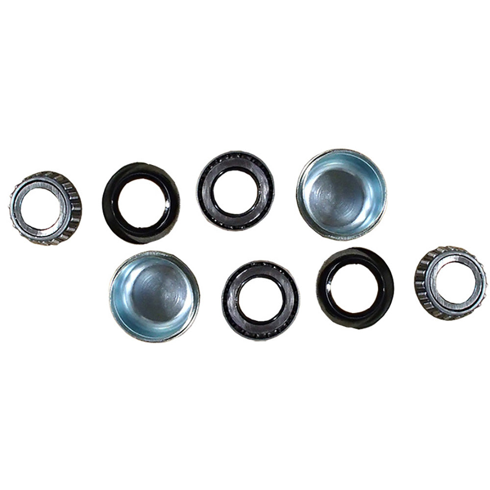 (Pack of 2) Trailer Axle Kits with 4 on 4" Bolt Idler Hub & 1" Round BT8 Spindle