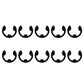 QTY 10: E Clips Fits Oregon Replaces 02-006