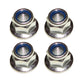4 Pack Locknut Flangehead Fits John Deere 1890 1895 2026 5050E 5090R 14M7400