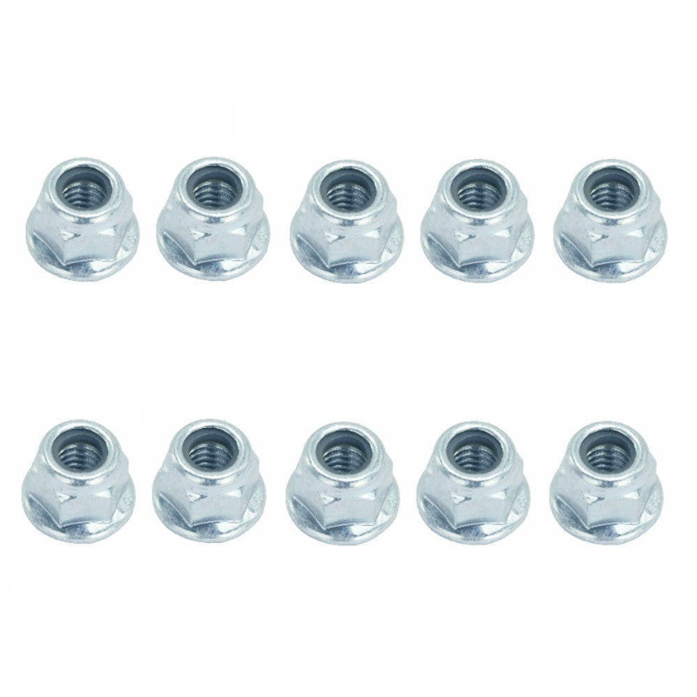 QTY 10: Lock Nut
 Fits John Deere Replaces 14M7396