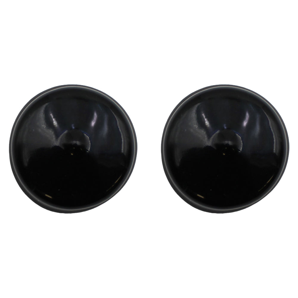 QTY 2: Front Spindle Cap(Black)
 Fits John Deere Replaces M128102