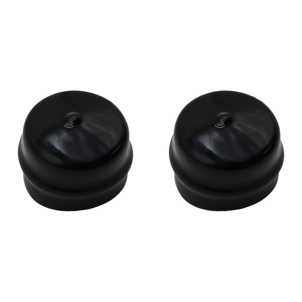 QTY 2: Front Spindle Cap(Black)
 Fits John Deere Replaces M128102